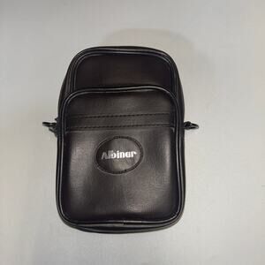 Albinar Vintage Brown Leather Camera Bag *no strap* 7" x 4"